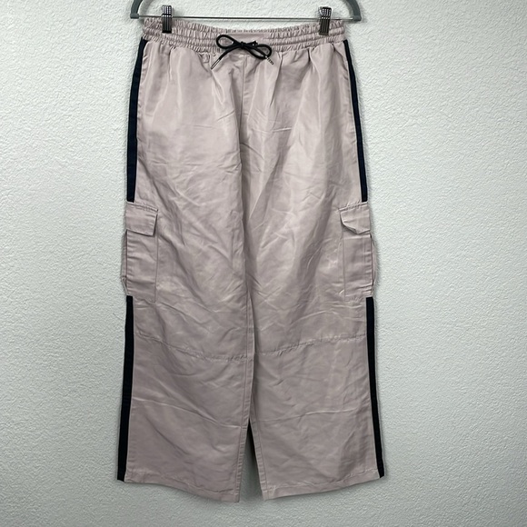 NWT The Ragged Priest Rush Pants Nylon Track Cargo Contrast Side Panels Sz 10 - Picture 3 of 13